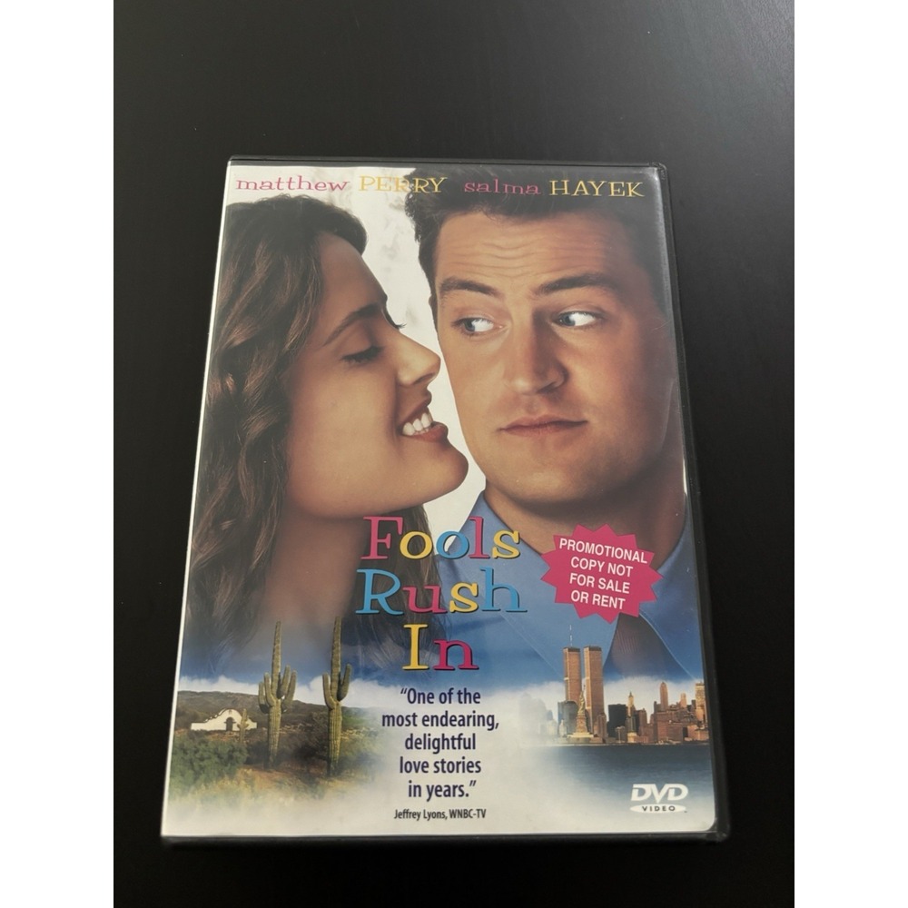 Fools Rush In Matthew Perry Salma Hayek DVD‎ Movie 1997 Columbia Promo
